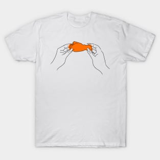 Hot Wings Hot Hands - Team Drums T-Shirt